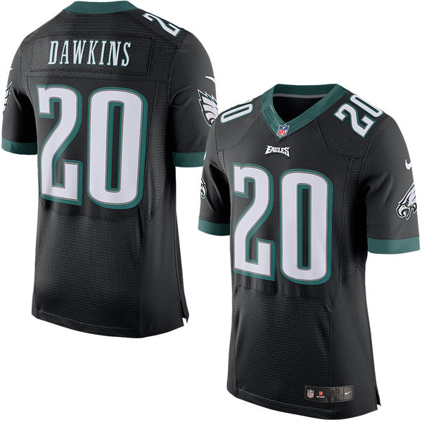 Nike Philadelphia Eagles Customized Black Stitched Elite Men's NFL Jersey